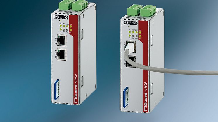 Firewall og router til beskyttelse af maskinnetværk