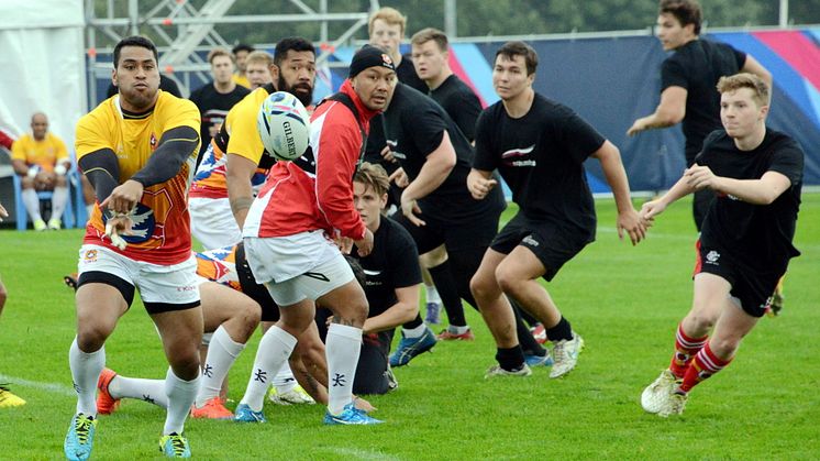 Northumbria students invited to train with Rugby World Cup team!