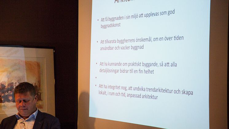 Den goda byggnaden - finns den? Ett samtal hölls mellan byggherren, entreprenören och arkitekten