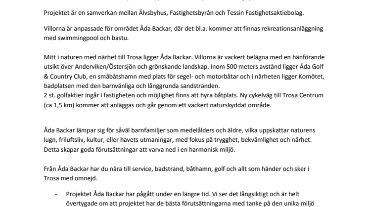 DRÖMBOENDE I EN AKTIV MILJÖ - mellan natur och hav
