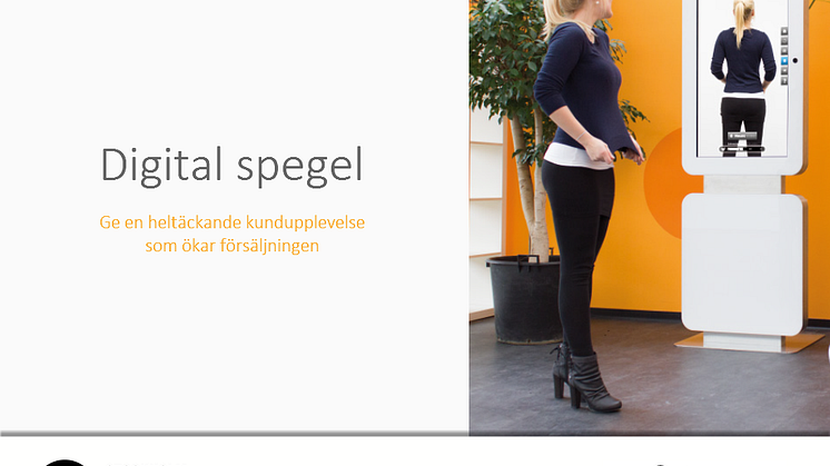 Digital spegel visas på modemässa