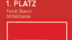 1. Platz "MIttelklasse": Fendt-Caravan Bianco