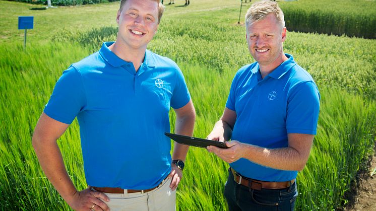 Martin Holmberg och Søren Lykkegaard Hansen. Foto: Bayer