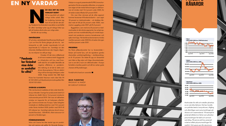 ​STÅLÅRET 2020: EN NY VARDAG