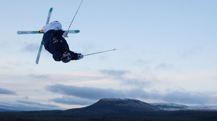 Emil Holmgren, Åre SLK, är en av elva uttagna åkare till världscupen i Idre Fjäll i helgen.