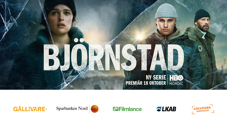 Pressvisning av första avsnittet i TV-serien Björnstad på Folkets hus i Gällivare