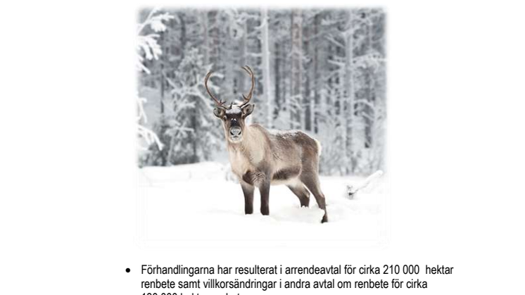 Avtal renbete Härjedalen 