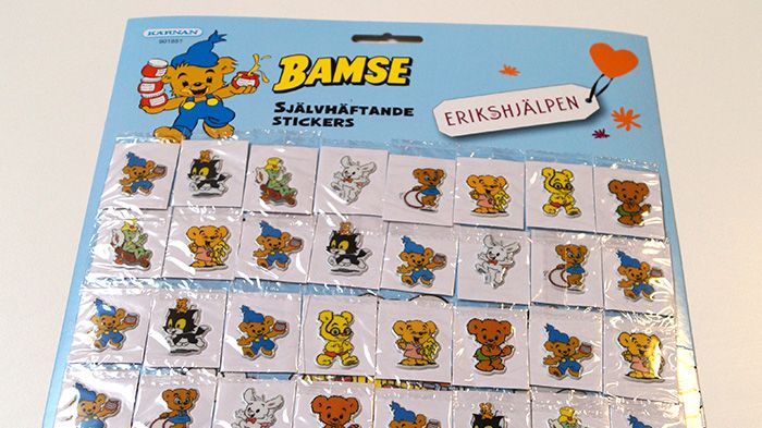 Erikshjälpen stoppar utskick av Bamse-stickers
