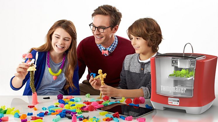Mattel entwickelt ThingMaker und ermöglicht Familien durch den 3D-Drucker für Zuhause selbst Spielzeughersteller zu werden