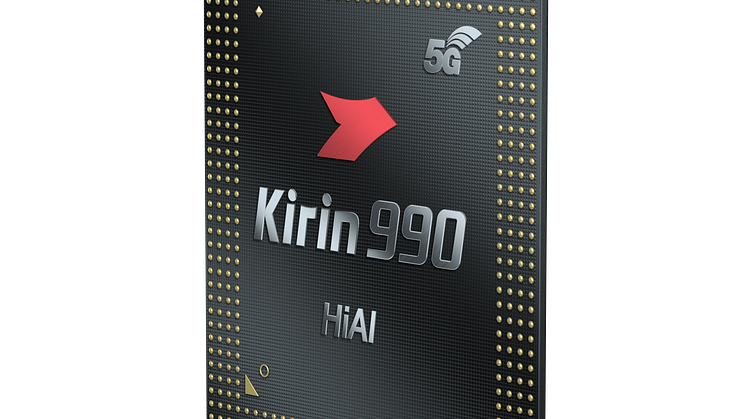 Huawei lanserar Kirin 990 (5G)  – världens första kommersiella 5G-systemchip