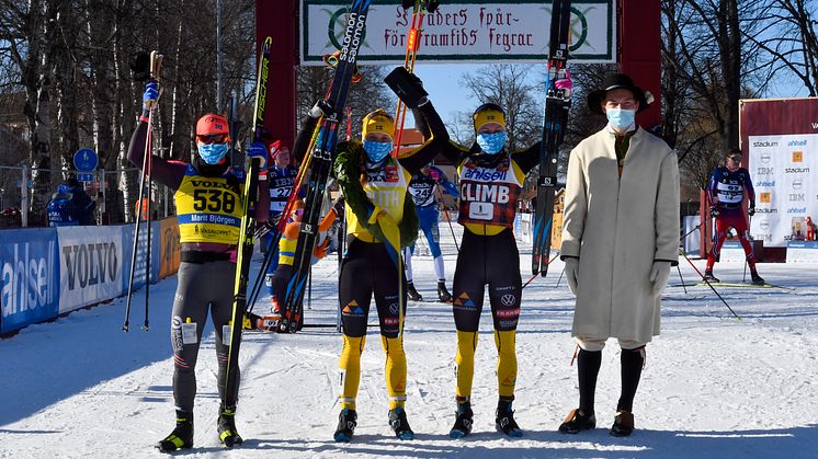 Ladies top three Vasaloppet 2021