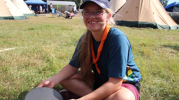 På onsdag kom Idun från Morlanda scoutkår till Jamboree22
