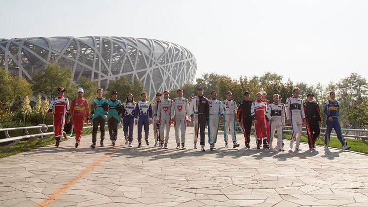 Formula E competitors - Beijin
