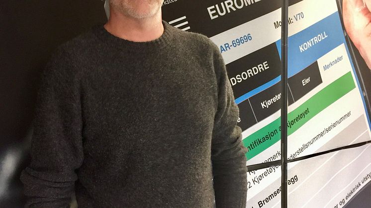 Daglig leder Hans Petter Jensen ser frem til prelansering på Automessen og gleder seg til å vise frem den nye programvaren for EU-kontroll.