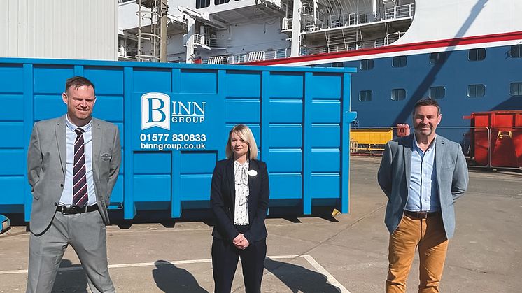 Fred. Olsen Cruise Lines achieves ‘zero to landfill’ for refurbishment of new ship Borealis with support from the Binn Group