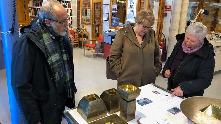 Kulturminister Trine Skei Grande på museumsbesøk i Hedmark