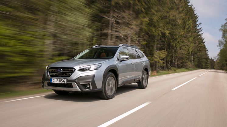 Högsta säkerhetsbetyget någonsin till nya Subaru Outback i Euro NCAP