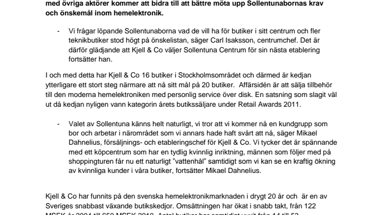 Kjell & Co firar påsk i Sollentuna Centrum