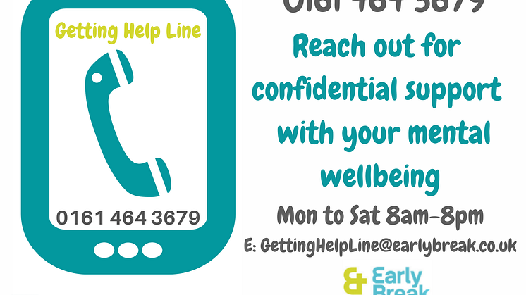 ​Launch of ‘Getting Help Line’ to support mental wellbeing in Bury