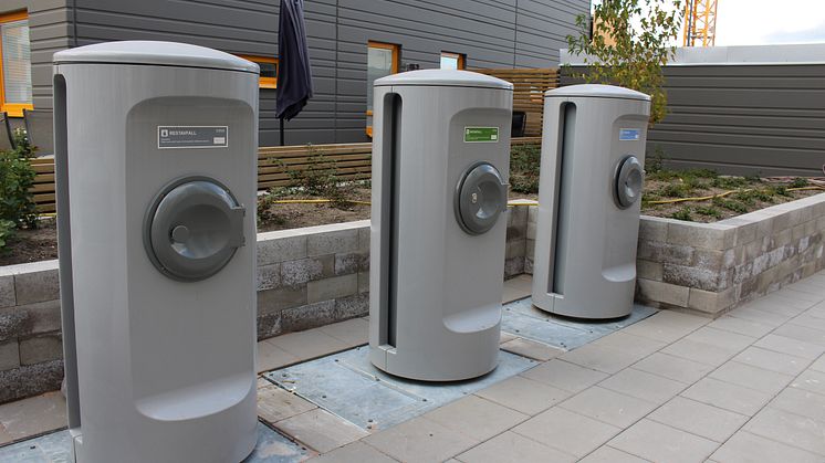 Laserskurna detaljer till sopnedkast