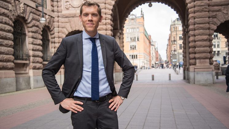 För Johan Hultberg är det viktigt att vara öppen med sin diabetes