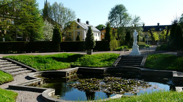 Dammen i Linnéträdgården. Fotograf: Lotta Sturesson Saetre