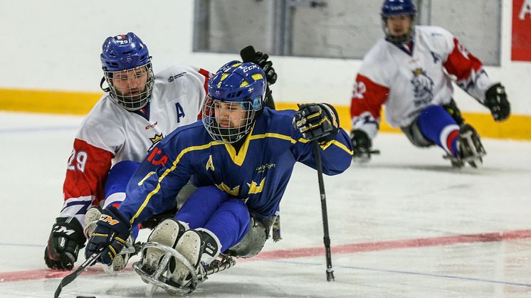 Vallentunas lag i paraicehockey startar hösten 2019. Foto: Stockholms Parasportförbund