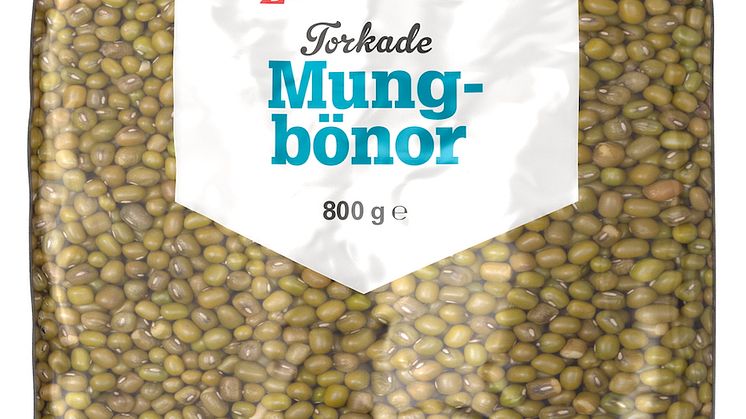 Axfood återkallar Eldorado torkade mungbönor 800g