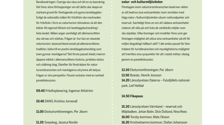 Program 14 juni