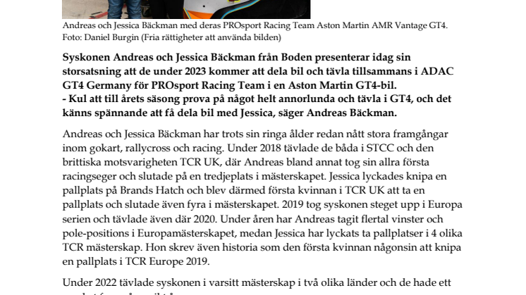 230309 SWE Pressrelease, ADAC GT4 Germany Announcement.pdf