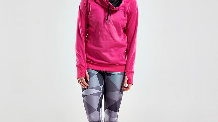 Pure printed tights i geo black