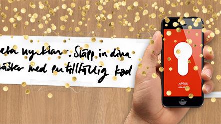Släpp in dina gäster via Aptus Home