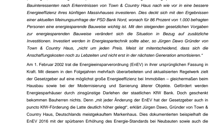 Hausbau und Umweltschutz