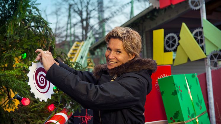 Lotta Carlsbogård är projektledare för Jul på Liseberg