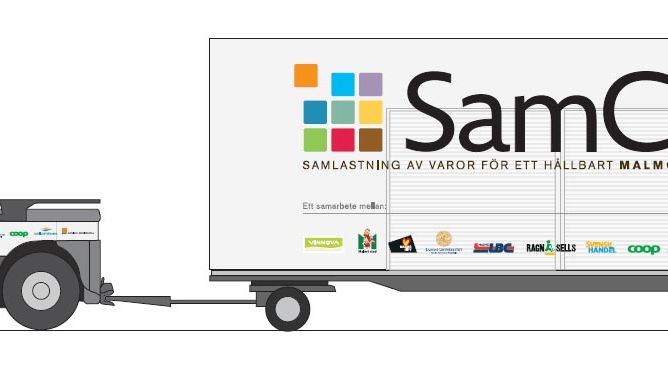 SamCity ska ge färre antal lastbilar i city 
