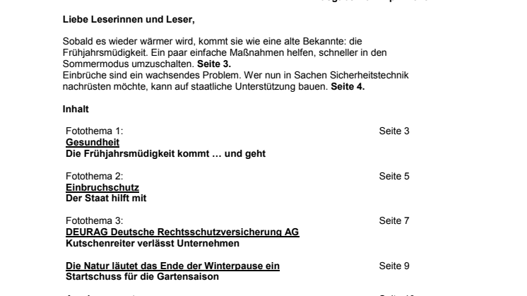 Tipps und Themen 3/4 - 2016