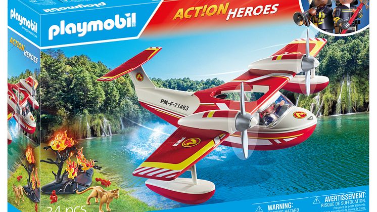 Feuerwehrflugzeug mit Löschfunktion (71463) von PLAYMOBIL