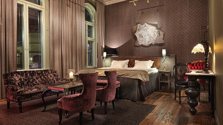 Juniorsviten "Passion" på Stora Hotellet Umeå av Stylt Trampoli, utsett till världens bästa nya boutiquehotell 2014 i World Boutique Hotel Awards