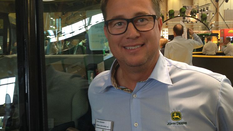 Peter Lundgren, Territory Manager på Svenska John Deere AB.