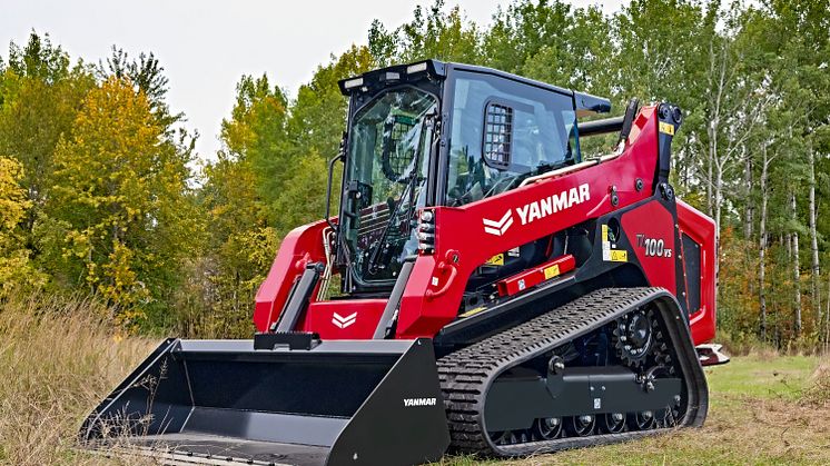Yanmar Compact Equipment has rolled its first compact track loader production model, the TL100VS, off the line for the North American market.