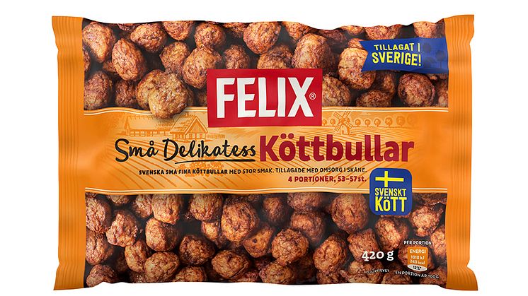 Återkallelse av Felix Små Delikatessköttbullar