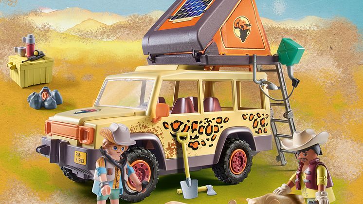 Mit dem Geländewagen bei den Löwen (71293) von PLAYMOBIL