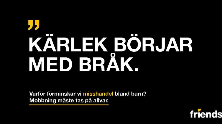 Friends nya julkampanj sätter ord på verkligheten