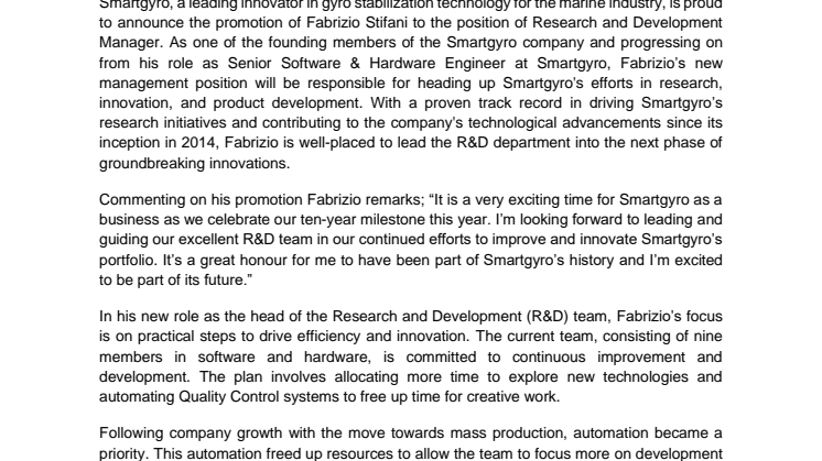 Smartgyro Promotes Fabrizio Stifani to R&D Manager.pdf