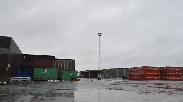 Piteå hamn miljösatsar med LED mastbelysning