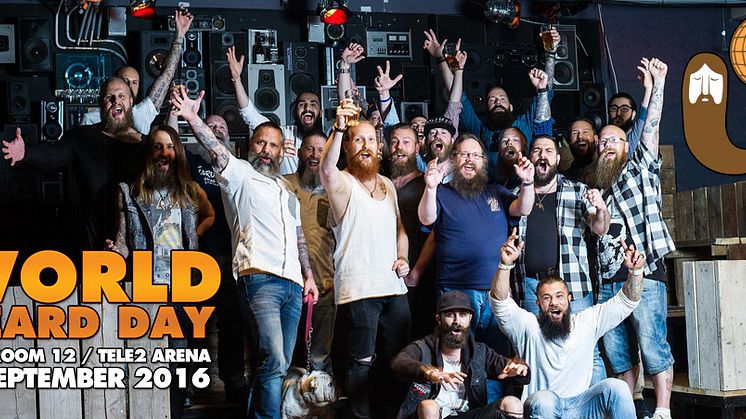 Över 1000 skägg samlas i Stockholm för att fira World Beard Day!