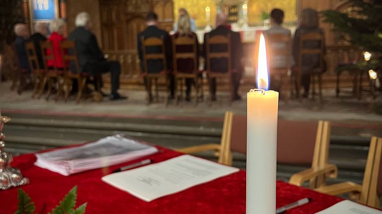 Tal i samband med kontraktsskrivningen  