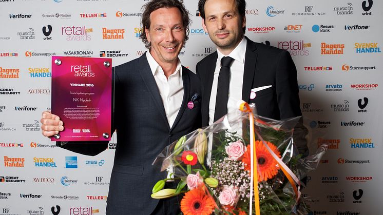 Daniel Stipich, Marknadschef Nordiska Kompaniet och Stéphane Kylenfelt Zoltak, Ansvarig CRM & Digital Utveckling