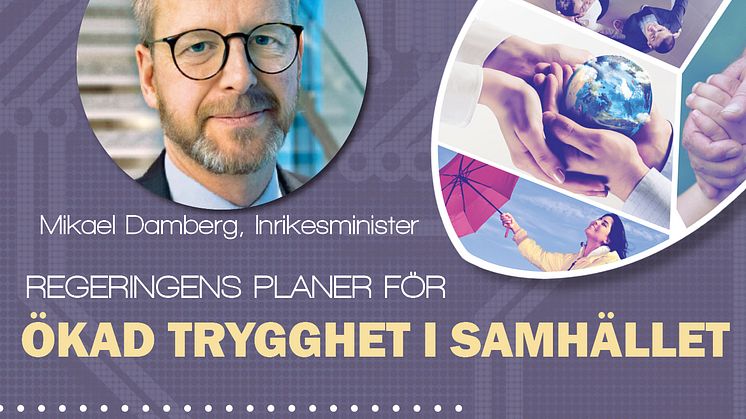 Inrikesministern talar på Trygg och Säker i Malmö