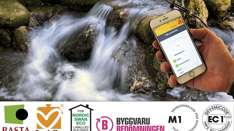Sika MiljöApp – Uppdaterad version med över 1 500 miljöbedömda artiklar